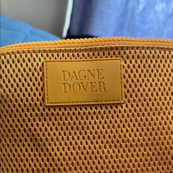 Mustard yellow Hunter Large Toiletry Bag by Dagne Dover - Picture 2 of 15